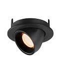 SLV LED Ceiling recessed luminaire NUMINOS� GIMBLE S, 2700K, 20�, black