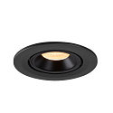 SLV LED Deckeneinbauleuchte NUMINOS� GIMBLE S, 3000K, 55�, Schwarz