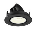 SLV LED Ceiling recessed luminaire NUMINOS� GIMBLE S, 4000K, 20�, black/white