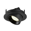 SLV LED Ceiling recessed luminaire NUMINOS� GIMBLE S, 4000K, 40�, black