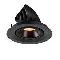 SLV LED Ceiling recessed luminaire NUMINOS� GIMBLE M, 2700K, 40�, black