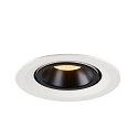 SLV LED Ceiling recessed luminaire NUMINOS� GIMBLE M, 3000K, 20�, white/black