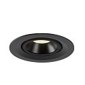 SLV LED Ceiling recessed luminaire NUMINOS� GIMBLE M, 4000K, 40�, black
