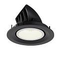 SLV LED Ceiling recessed luminaire NUMINOS� GIMBLE M, 4000K, 40�, black/white