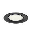 SLV LED Ceiling recessed luminaire NUMINOS� GIMBLE M, 4000K, 55�, black/white