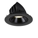 SLV LED Ceiling recessed luminaire NUMINOS� GIMBLE L, 4000K, 20�, black