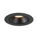 SLV LED Ceiling recessed luminaire NUMINOS� GIMBLE XL, 2700K, 20�, black