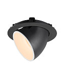 SLV LED Ceiling recessed luminaire NUMINOS� GIMBLE XL, 2700K, 20�, black/white
