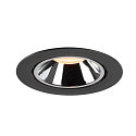SLV LED Ceiling recessed luminaire NUMINOS� GIMBLE XL, 2700K, 20�, black/chrome
