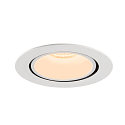 SLV LED Ceiling recessed luminaire NUMINOS� GIMBLE XL, 2700K, 20�, white