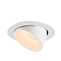 SLV LED Ceiling recessed luminaire NUMINOS� GIMBLE XL, 2700K, 55�, white