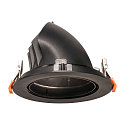 SLV LED Deckeneinbauleuchte NUMINOS� GIMBLE XL, 3000K, 40�, Schwarz