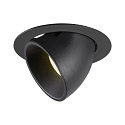 LED Ceiling recessed luminaire NUMINOS� GIMBLE XL, 4000K, 55�, black