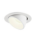 SLV LED Ceiling recessed luminaire NUMINOS� GIMBLE XL, 4000K, 20�, white