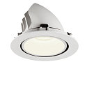 SLV LED Ceiling recessed luminaire NUMINOS� GIMBLE XL, 4000K, 40�, white