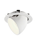 SLV LED Ceiling recessed luminaire NUMINOS� GIMBLE XL, 4000K, 40�, white