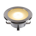 SLV LED Floor recessed luminaire DASAR FLAT 120 EL, 7W, 4000K, stainless steel