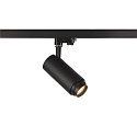SLV 3-Phasen LED Strahler NUMINOS� ZOOM M, 230V / 500mA, CRi >90, fokussierbar, Phasen dimmbar, 20W 3000K 15�-60�, schwarz