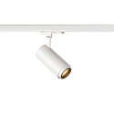 SLV 3-Phasen LED Strahler NUMINOS� ZOOM M, 230V / 500mA, CRi >90, fokussierbar, DALI dimmbar, 20W 2700K 15�-60�, wei�