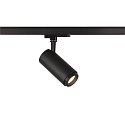 SLV 3-Phasen LED Strahler NUMINOS� ZOOM M, 230V / 500mA, CRi >90, fokussierbar, DALI dimmbar, 20W 4000K 15�-60�, schwarz
