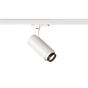 SLV 3-Phasen LED Strahler NUMINOS� ZOOM M, 230V / 500mA, CRi >90, fokussierbar, DALI dimmbar, 20W 4000K 15�-60�, wei�