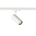 SLV 3-Phasen LED Strahler NUMINOS� ZOOM M, 230V / 500mA, CRi >90, fokussierbar, DALI dimmbar, 20W 4000K 15�-60�, wei�