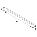 SLV Connector for LED Light bar BATTEN, white