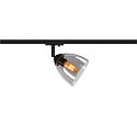 SLV 1-Phasen Strahler PARA CONE GL GU10, transparent, schwarz
