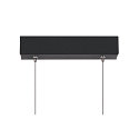 Pendant luminaire ONE LINEAR 100 PHASE up/down, 24W, 2700/3000K, black