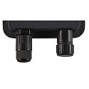SLV LED Wand-/Deckenleuchte FLOODI S, 100�, 9,3W, 3000K, 1040lm, anthrazit/transparent