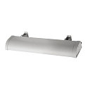 SLV LED Outdoor Wandleuchte VANO WING SP SHORT, 120�, 25W, 3000K, 1400lm, CRI80, grau