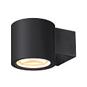 SLV LED Wandleuchte OCULUS WL SINGLE, 100�, 8,5W, 2000-3000K, 22-555lm, CRI90, IP20, schwarz