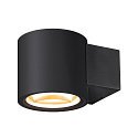 SLV LED Wandleuchte OCULUS WL SINGLE, 100�, 8,5W, 2000-3000K, 22-555lm, CRI90, IP20, schwarz