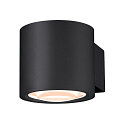 SLV LED Wandleuchte OCULUS WL SINGLE, 100�, 8,5W, 2000-3000K, 22-555lm, CRI90, IP20, schwarz