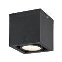 SLV outdoor ceiling luminaire ESKINA FRAME CL SINGLE CCT 1 flame, CCT Switch, adjustable IP65, anthracite 