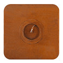 SLV Leuchtenschirm RUSTY MANA, eckig, rostfarben