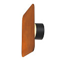 SLV Leuchtenschirm RUSTY MANA, eckig, rostfarben