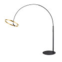 SLV floor lamp ONE BOW FL up / down, brass, black dimmable