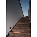 SLV Outdoor LED Wand-Einbauleuchte CONCRETO EL CUT, IP65 IK03, 10 x 10cm, 700mA, 3.2W 3000K 15lm 15�, Beton / Aluminium, grau