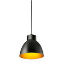 SLV Leuchtenschirm PARA DOME, 30,8cm, IP20, schwarz/gold