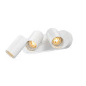 SLV Wand- und Decken-Spotleiste ASTO TUBE TRIPLE, IP20, zylindrisch, 3-flammig, 3x GU10 max. 10W, wei�