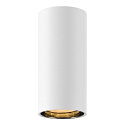 SLV downlight ASTO TUBE cylindrical, rigid, surface-mounted version GU10 IP20, white dimmable