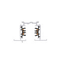 3-Phasen HV-Einbauschiene S-TRACK PHASE & DALI, IP20, 230V AC, DALI steuerbar, 100cm, schwarz
