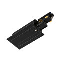 Zubeh�r f�r 3-Phasen Einbauschiene S-TRACK PHASE & DALI - End-Einspeiser, IP20, max. 16A, DALI steuerbar, Erde links, schwarz