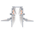 SLV Einbauschiene TRACK 48V, DALI, 1m, IP20, wei�