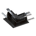 L-connector TRACK 48V mechanical, left, black