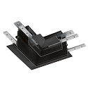 L-connector TRACK 48V mechanical, right, black
