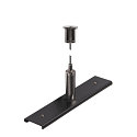 Schienenverst�rkungsplatte mit Aufh�ngungsset f�r TRACK 48V, 3m Drahtseil, IP20, schwarz
