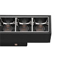 SLV track spot IN-LINE 44 TRACK 48V DARKLIGHT REFLECTOR DALI controllable IP20, black dimmable