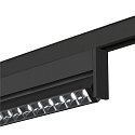 SLV track spot IN-LINE 24 DALI MOVE 48V - DARKLIGHT REFLECTOR swivelling, DALI controllable IP20, black dimmable